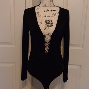 Forever 21- Blk long sleeve body suit